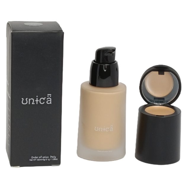 کرم پودر مات با کانسیلر UNICA