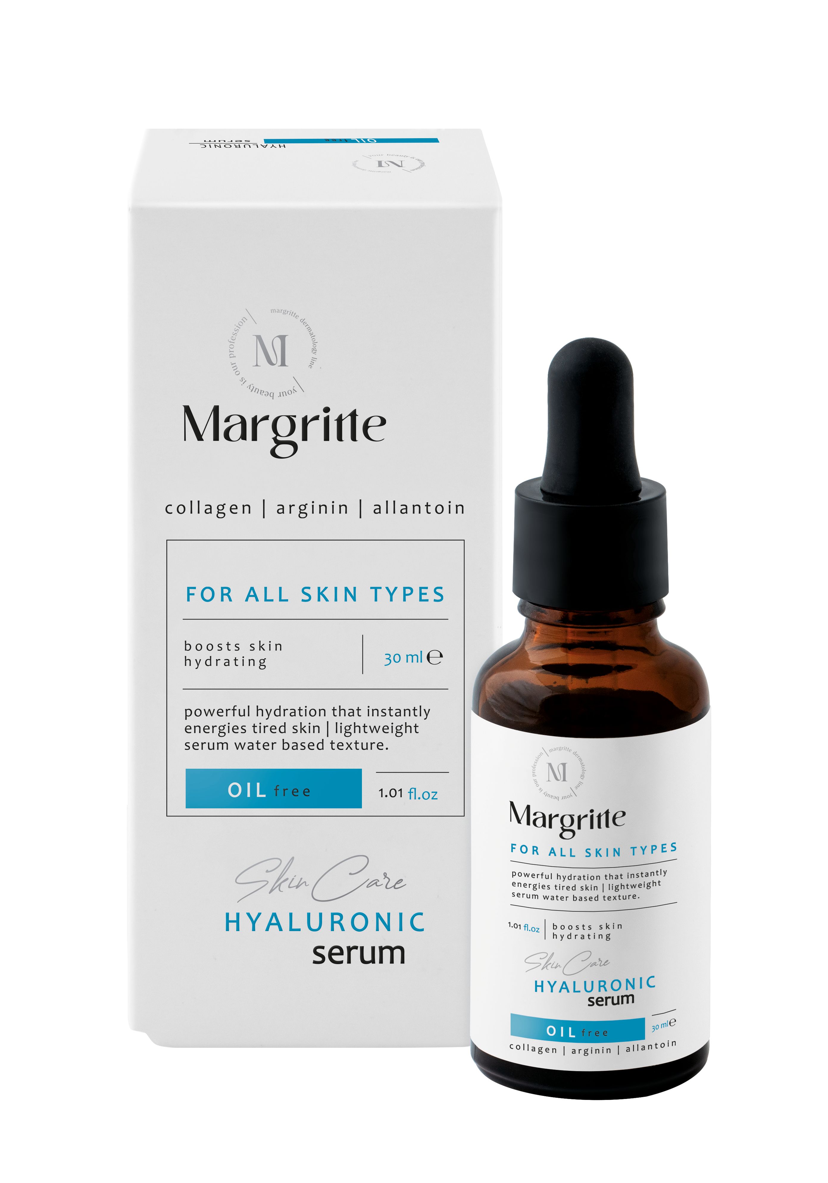 سرم هیالورونیک اسید حجم 30 میلی لیتر مارگریت