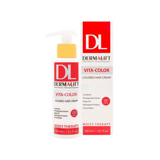 کرم مو درمالیفت مدل Vita Color مناسب موهای رنگ شده حجم 150 میلی لیتر - Image 3