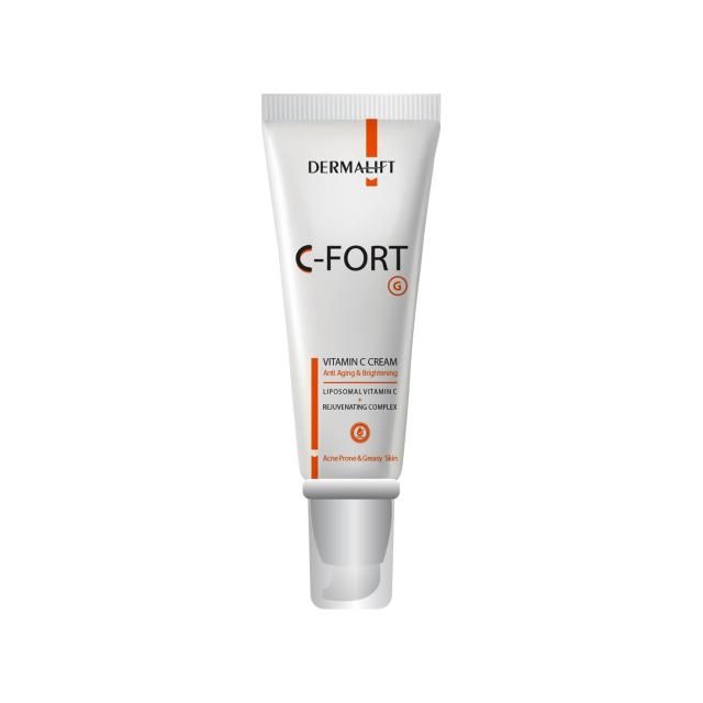 کرم روشن کننده درمالیفت مدل سی فورت حجم 40 میلی لیتر ( پوست چرب )