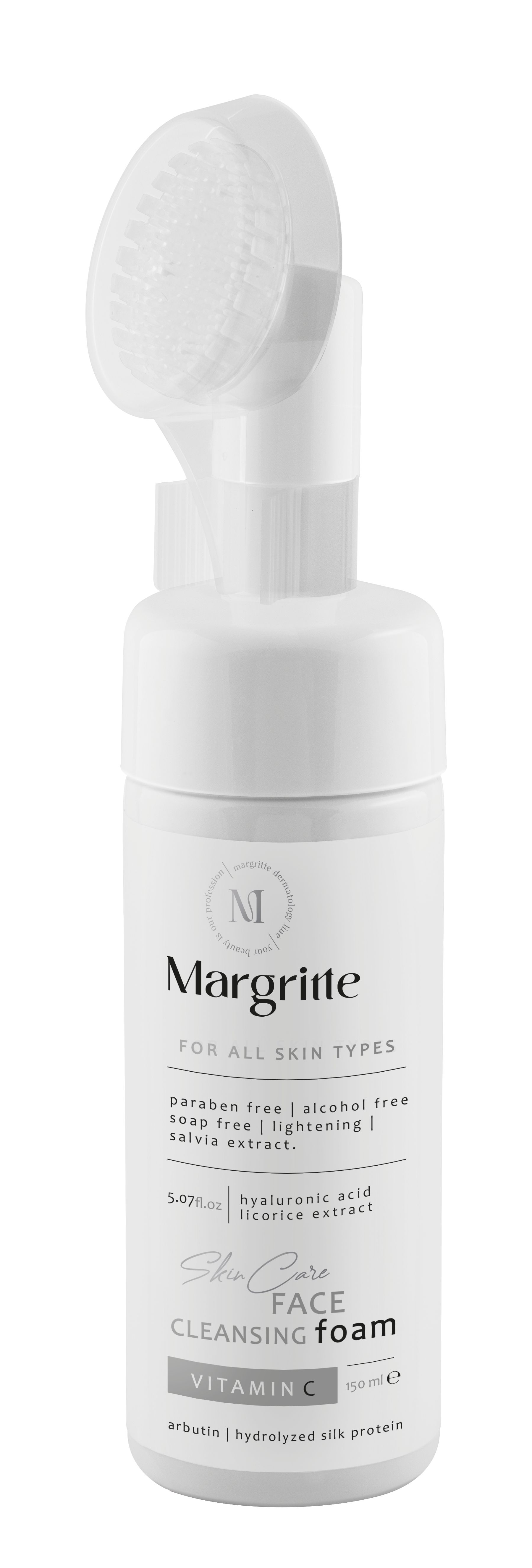 فوم شستشوی صورت روشن کننده (انواع پوست) حجم 150 میلی لیتر مارگریت