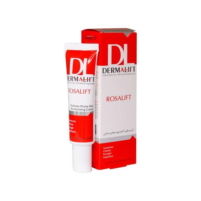 کرم ضد قرمزی پوست درمالیفت مدل Rosalift حجم 30 میلی لیتر - Image 3