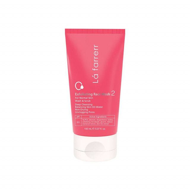 ژل شستشوی صورت لافارر مناسب پوست معمولی کد 2 حجم 150 میلی لیتر