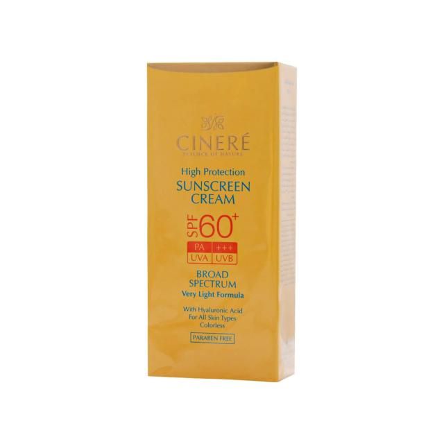 کرم ضد آفتاب سینره SPF 60 مناسب انواع پوست حجم 50 میلی لیتر - بی رنگ - Image 3